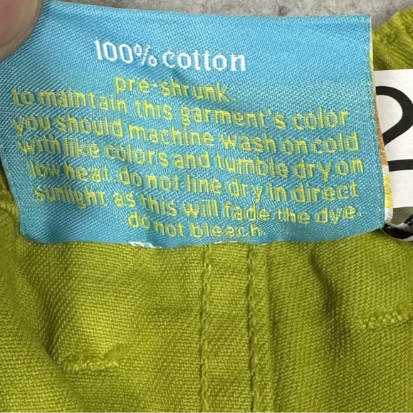 Big Bud Press Lime Green Work Pants Straight Leg Cotton XXS Baggy Loose Fit Hip - Picture 8 of 14